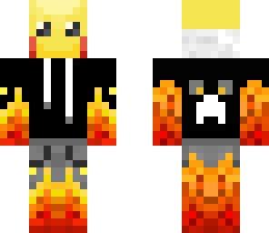 epic fire pikachu