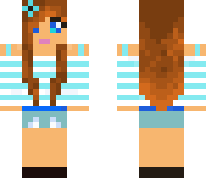 cute blue girl