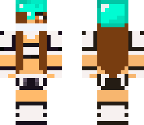 white ninja girl with diamond helmet fixed