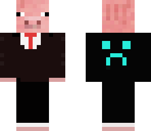 pig in a suit