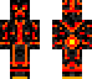 Lava Creeper | Minecraft Skin