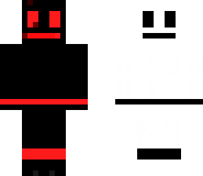 red vrs black white vrs black