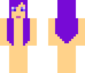 purple hair template