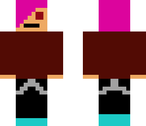 new emo guy with pink hair