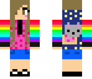 nyan cat ftw girl