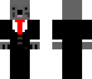 koala in suit