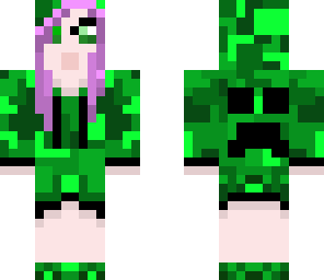 kwaii creeper hoodie girl
