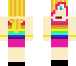 rainbow girl