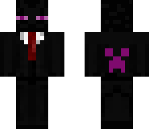 enderman in a suite