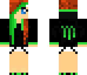 red hair monster girl