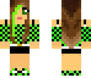 pretty green girl