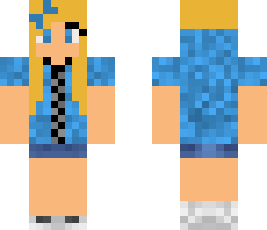 blue girl