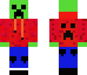 creeper with a hoodie