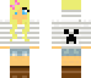 gir wiht creeper hoodie