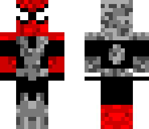 red grey spider armour
