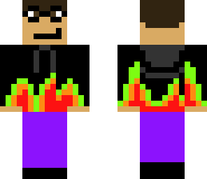 blazing flames