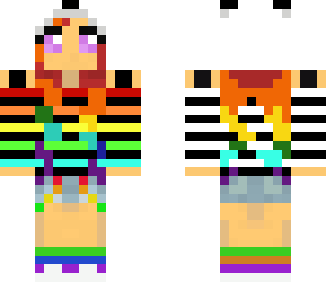 rainbow panda girl remake