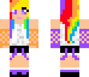humanized rainbow dash