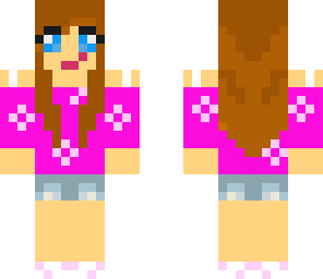 pink flower girl