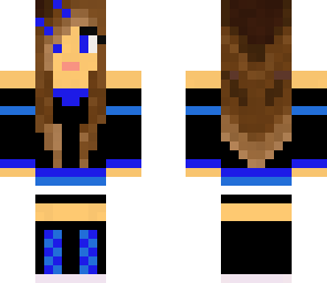 cute blue girl