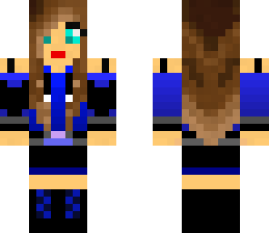 girl in blue