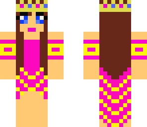 pink and yellow queen