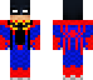 batman in spider-man suit