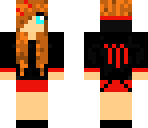 monster hoodie red head really epic