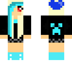 blue girl