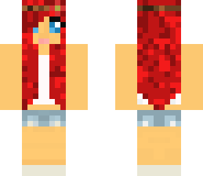 red head hippie girl
