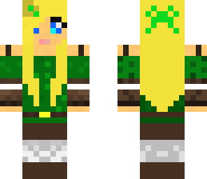 archer girl blonde with fasion