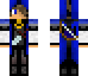 blue elven archer my personal skin for my map