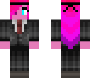 girl in a suit