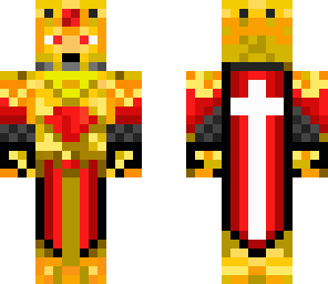 gold blood knight