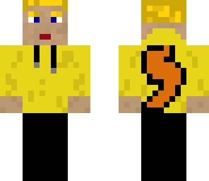 yellow hoodie
