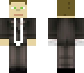 man in black