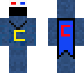 3d cookiemonster with cape