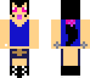 blue girl