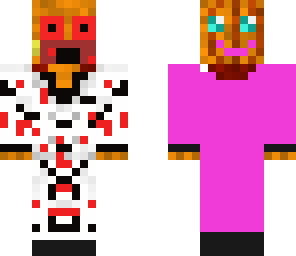 evil pumpkin and nice pumpkin