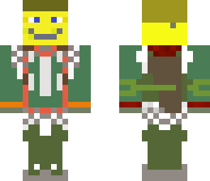 man in emerald armour