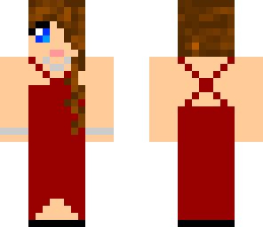red dress