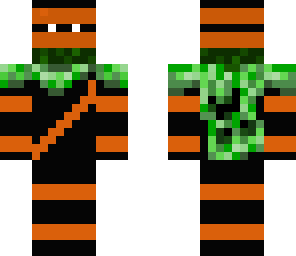 orange ninja creeper hunter