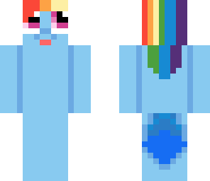 rainbow dash with headphones