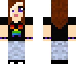 rainbow creeper girl