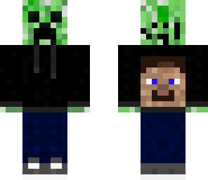 creeper in a hoodie