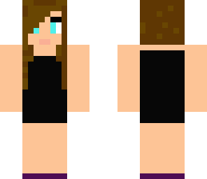 girl in black dress