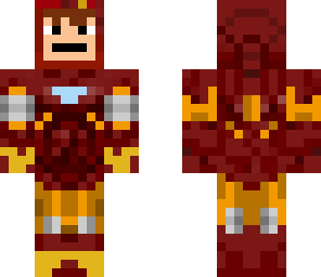 man in ironman suit