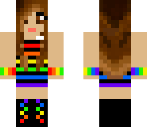 rainbow girl