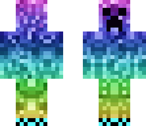 backwards rainbow creeper skin