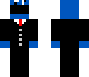 cookie monster with tuxedo